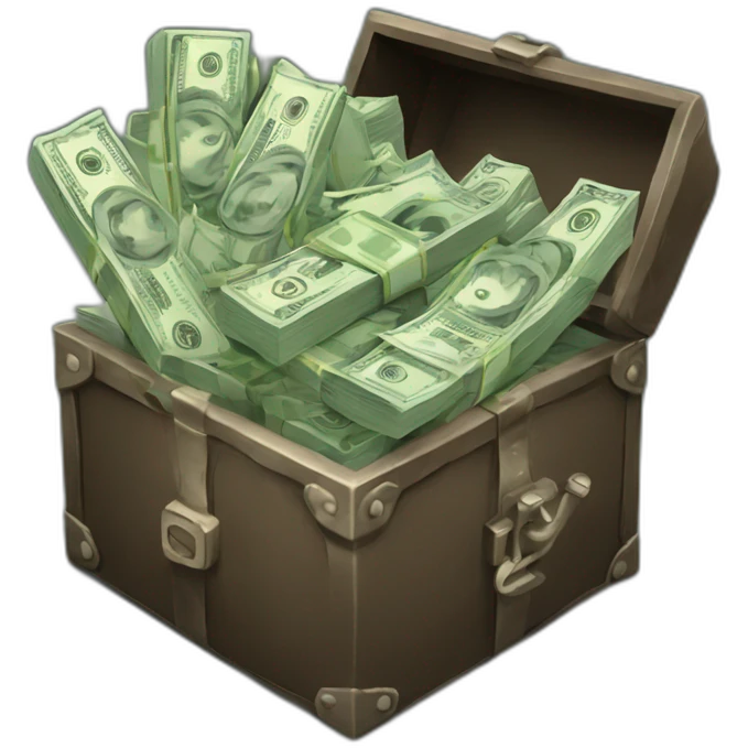 a safe full of money  emoji