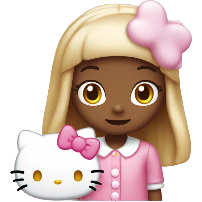 Hello kitty and my melody  emoji