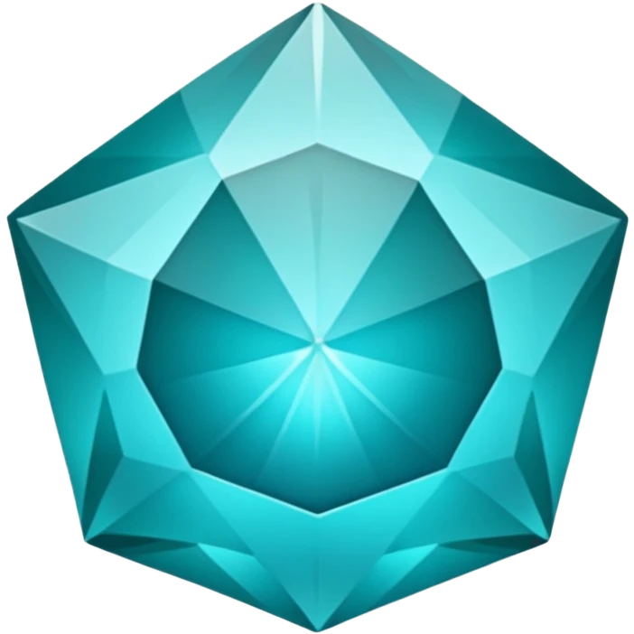 turquoise diamond emoji
