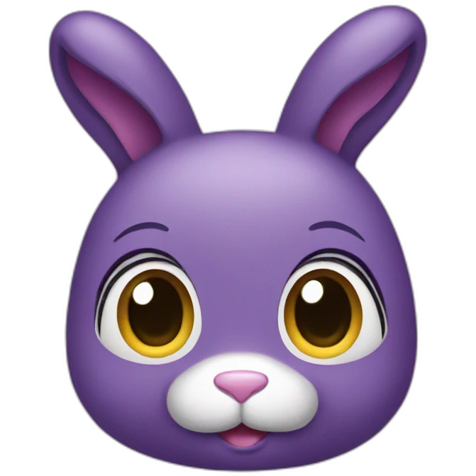 Purple Bunny emoji