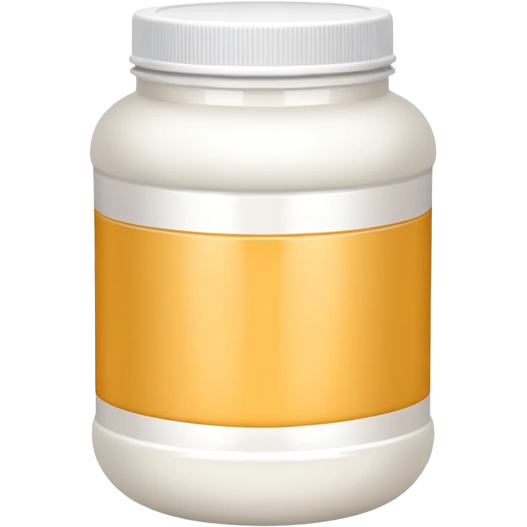 whey protein powder jar emoji