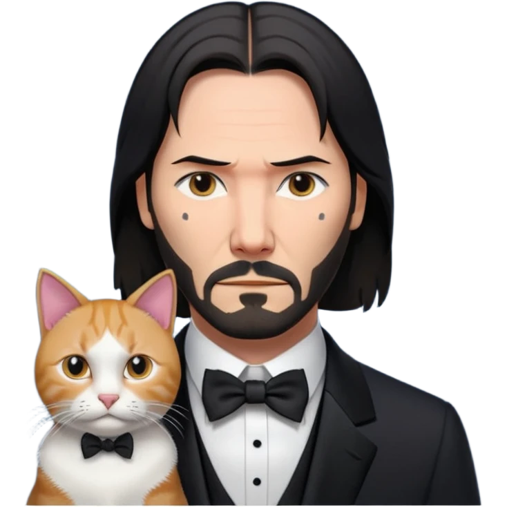 Jonh Wick kedi emoji