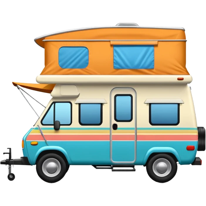 pop up camper emoji