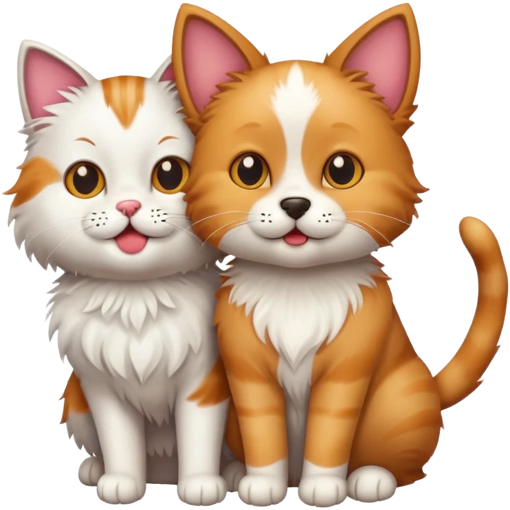 Cat dog  emoji