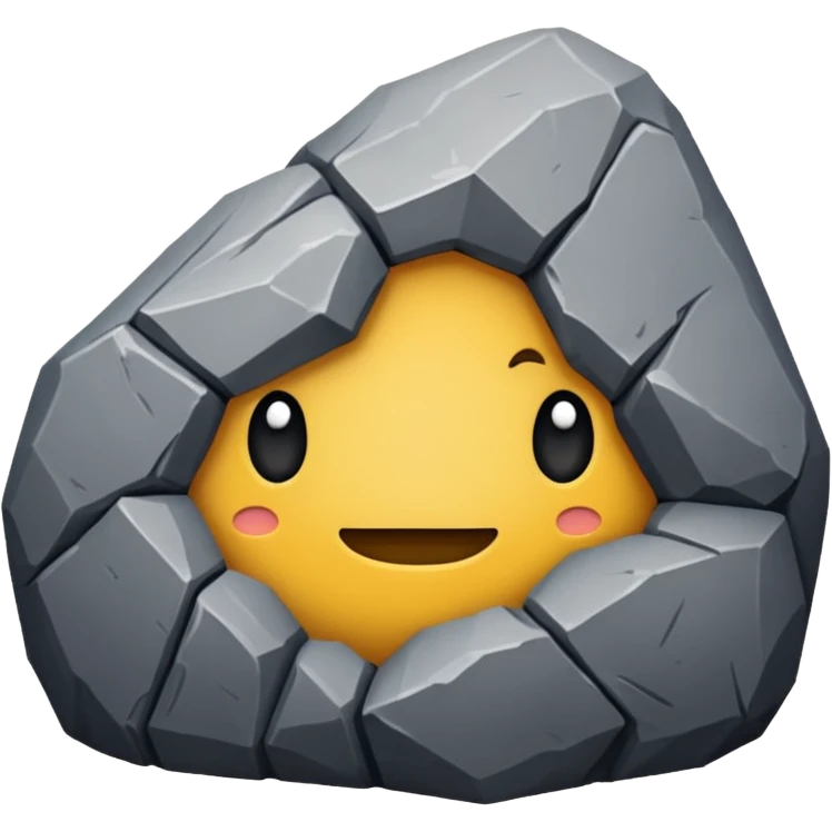 kick 🪨 emoji