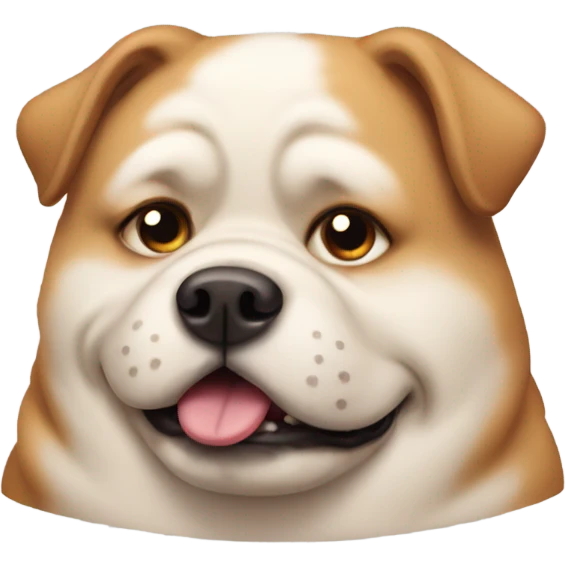 Fat dog emoji