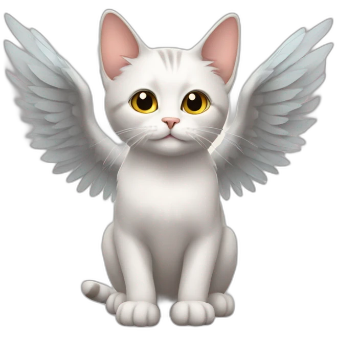 Cat with wings emoji