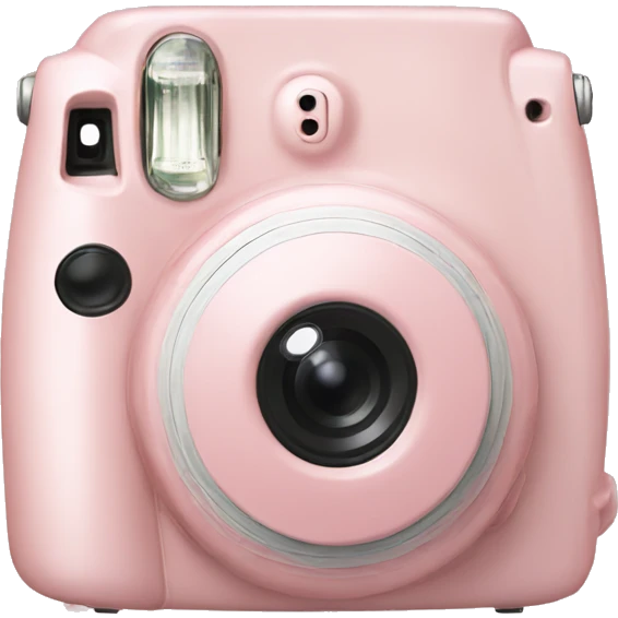 Light pink instax in bow emoji
