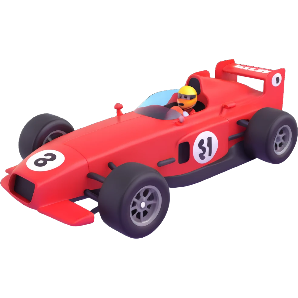 red race car emoji