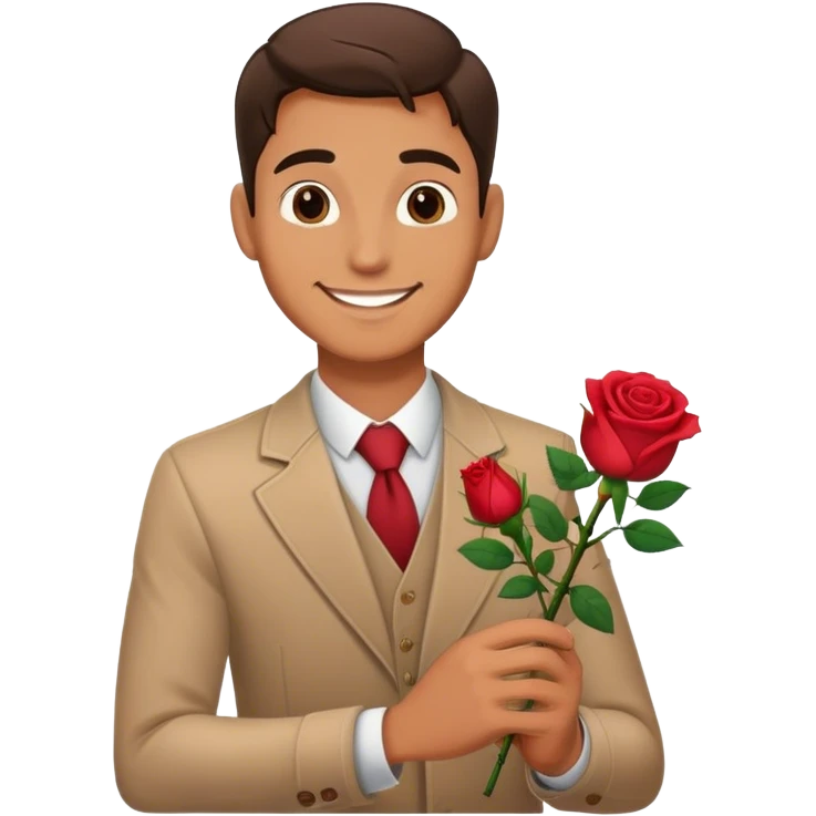 Guy in love emoji