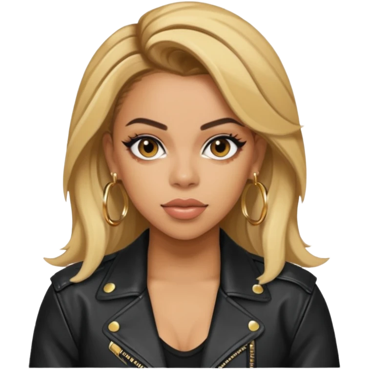 dinah jane wear leather jacket emoji