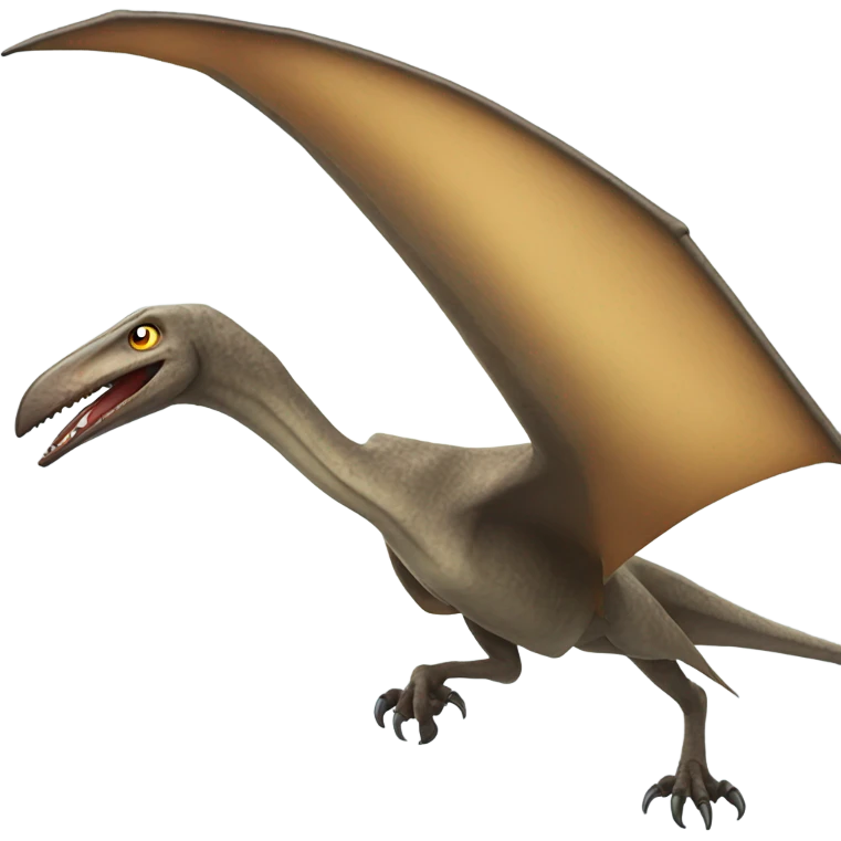 flying realistic pterodactyl emoji