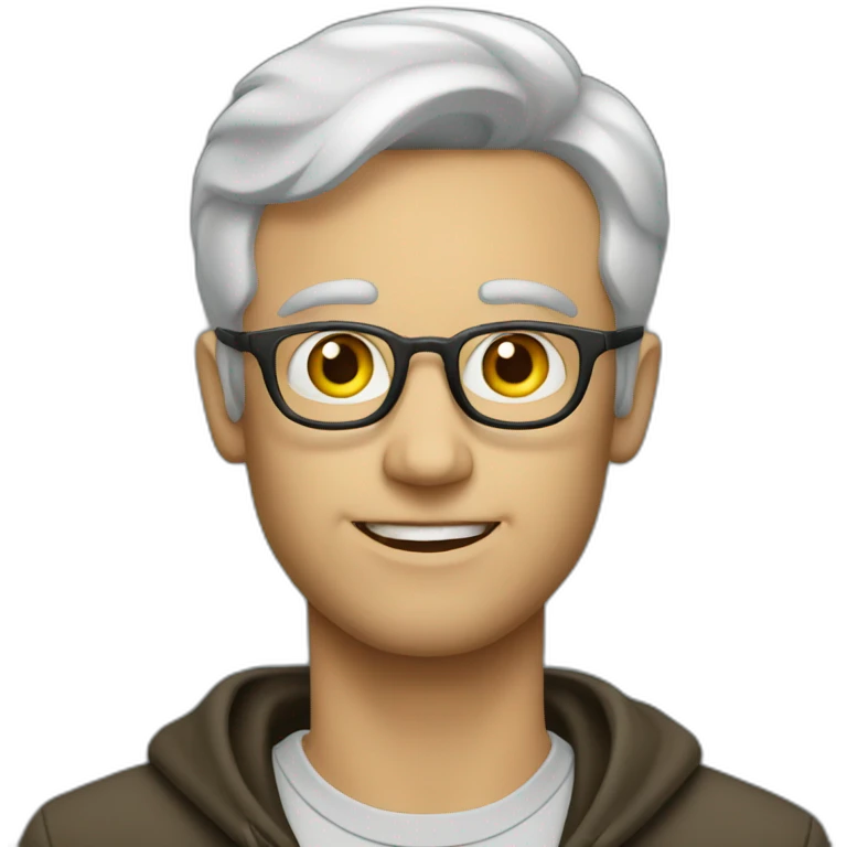male writer with a bestseller emoji