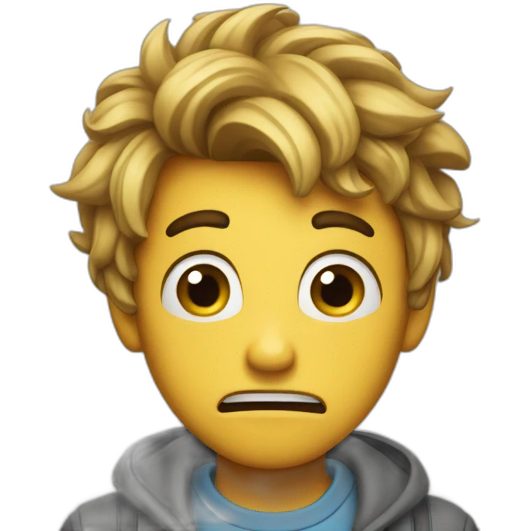 Shocked embarrasse emoji