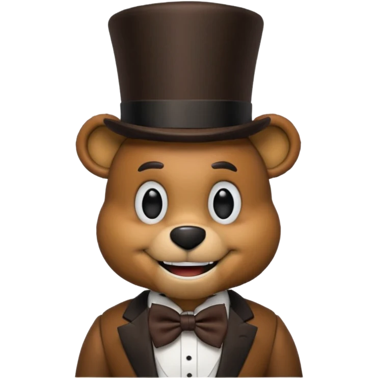 Make Freddy from fnaf emoji