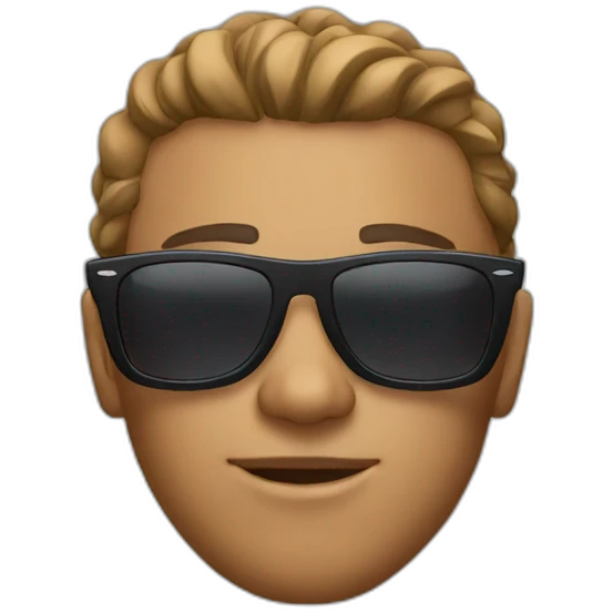 Jordan in sunglasses emoji
