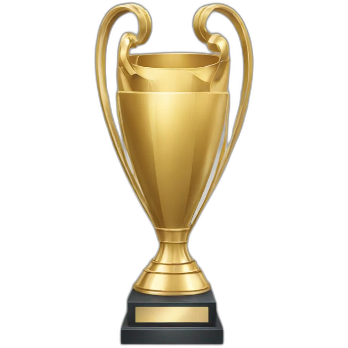 Champions league trophy emoji