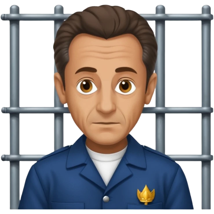 Nicolas sarkozy en prison  emoji