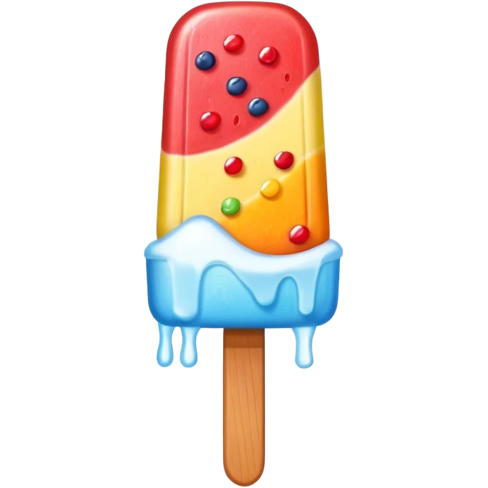Popsicle: colorful emoji
