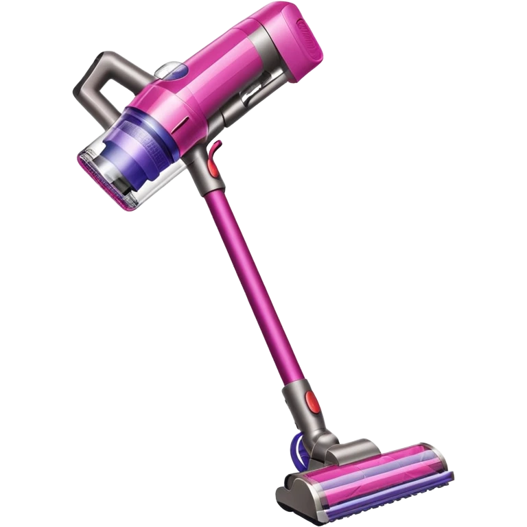 pink dyson cordless vacuum sleek emoji