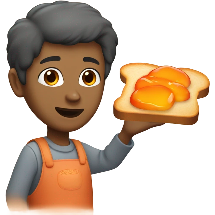 Person spreading peach emoji