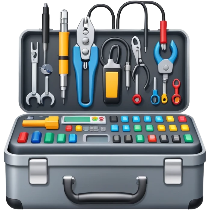 Microsoft emoji style. Tools for mechatronics engineer emoji