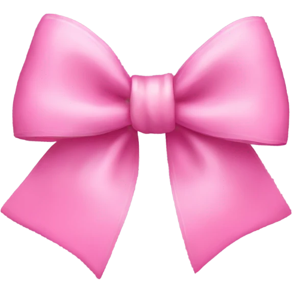 pink bow emoji