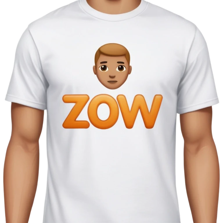 Человек с надписью ZOV emoji
