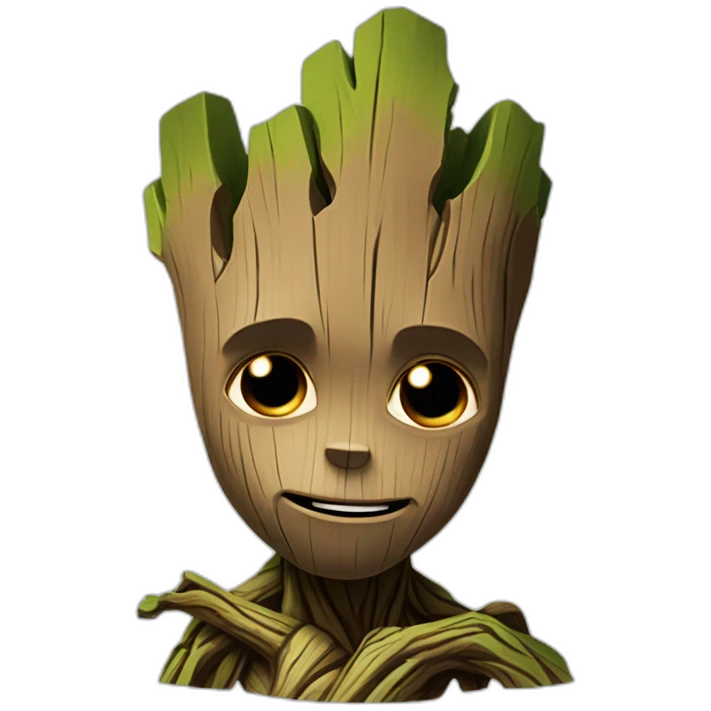 Groot qui pleure emoji