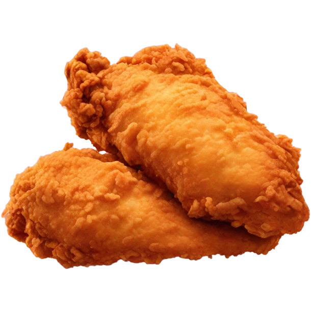 Pink fried chicken  emoji