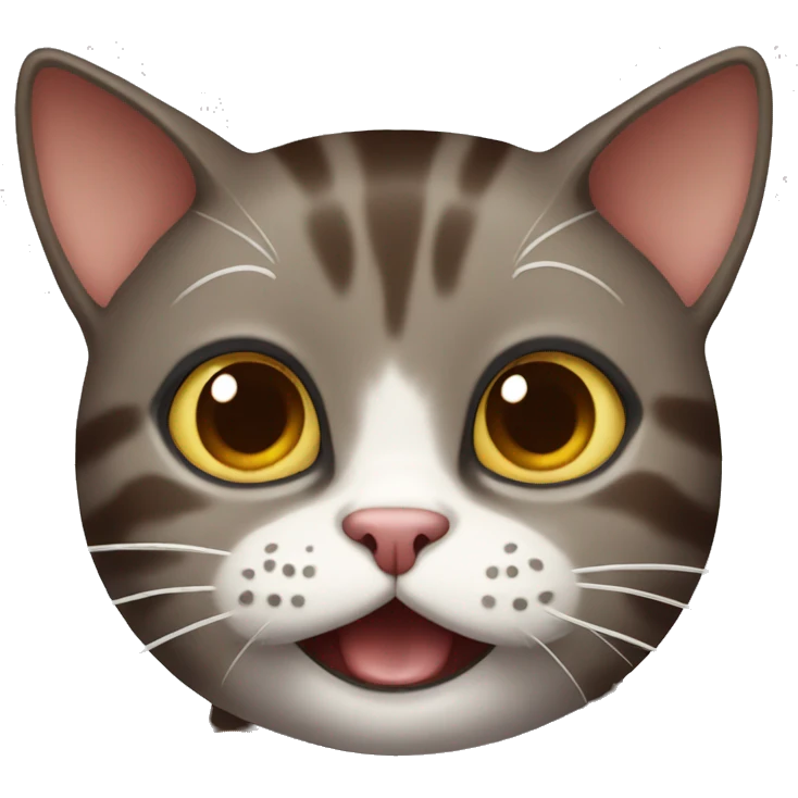 cat eating chocolate emoji