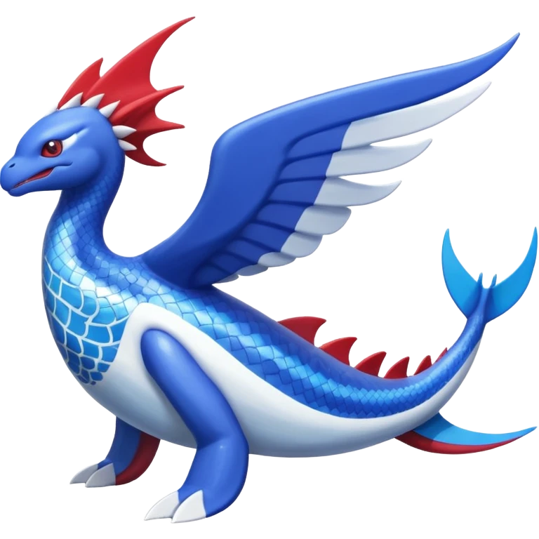 Lugia-Salamence-Kyogre-Latios-fusion-creature (full body) emoji