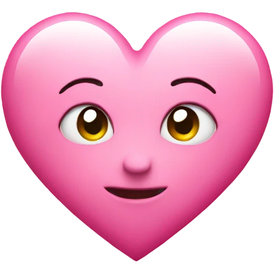Pink heart emoji