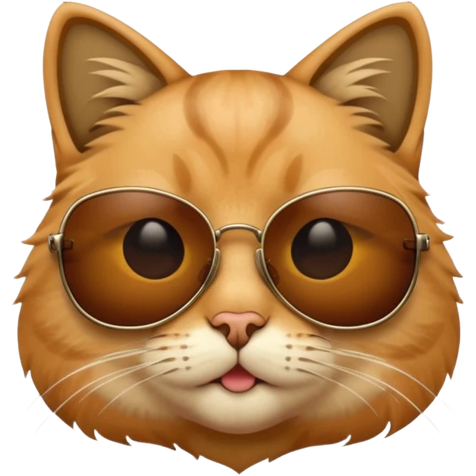 Cat wearing sunglasses emoji