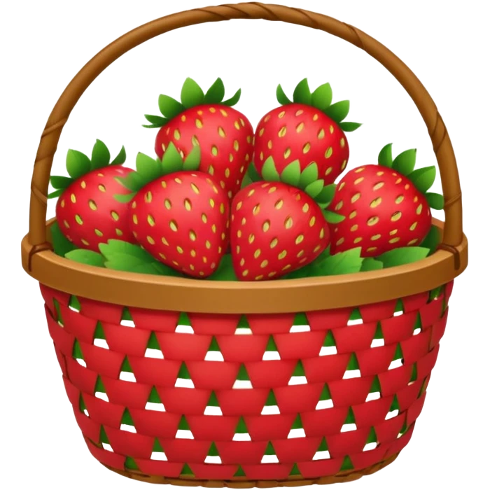 strawberry basket emoji