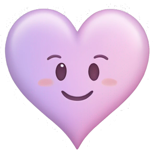 Pastel heart emoji emoji