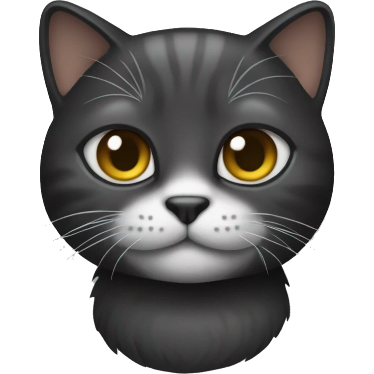 Faz uma emoji de um gato preto emoji