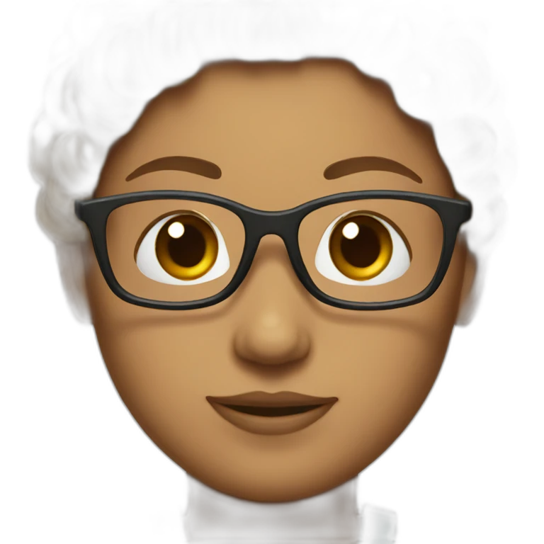 Nurse with glasses  emoji