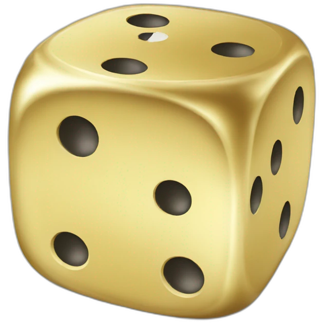 dice gold emoji