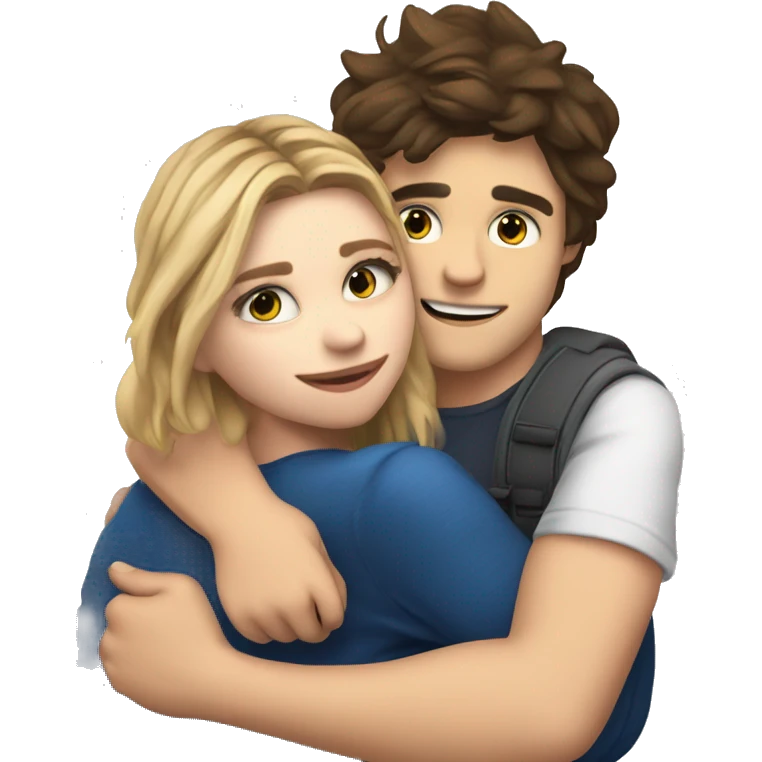 Emoji Chloe grace moretz hugging elrubiusomg emoji