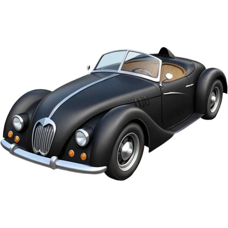 futuristic Batman’s car, loosely based on 1957 MG roadster(flat long straight organically-shaped mechanical roomy interior seating inside the body)cockroach stealthy town hot rod desert dirt racing rwd rail emoji