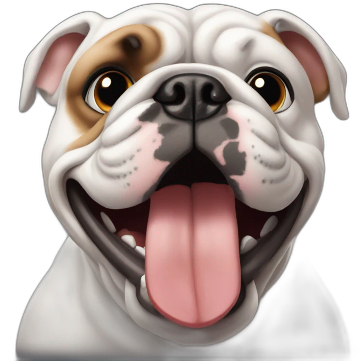 Bulldog frances atigrado emoji