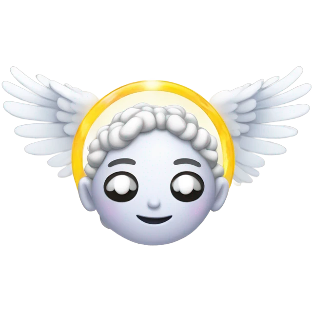 Angel brain emoji