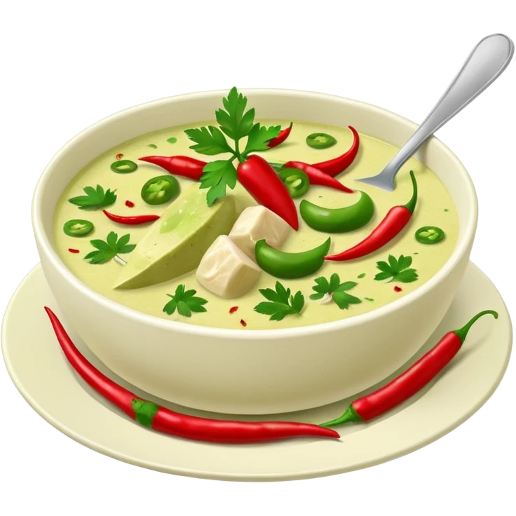 Thai Green Curry emoji
