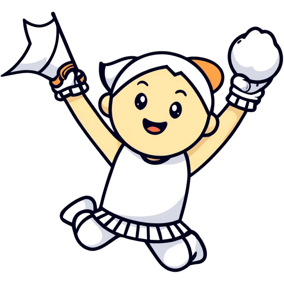 Cheering  emoji