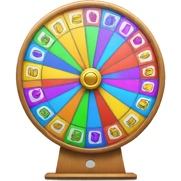 prize wheel emoji