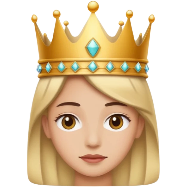 with crown please emoji