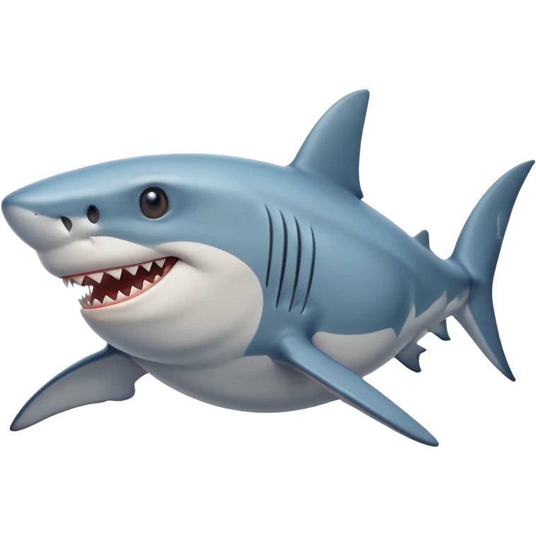 Q el tiburón tenga patas y y q este feliz  emoji