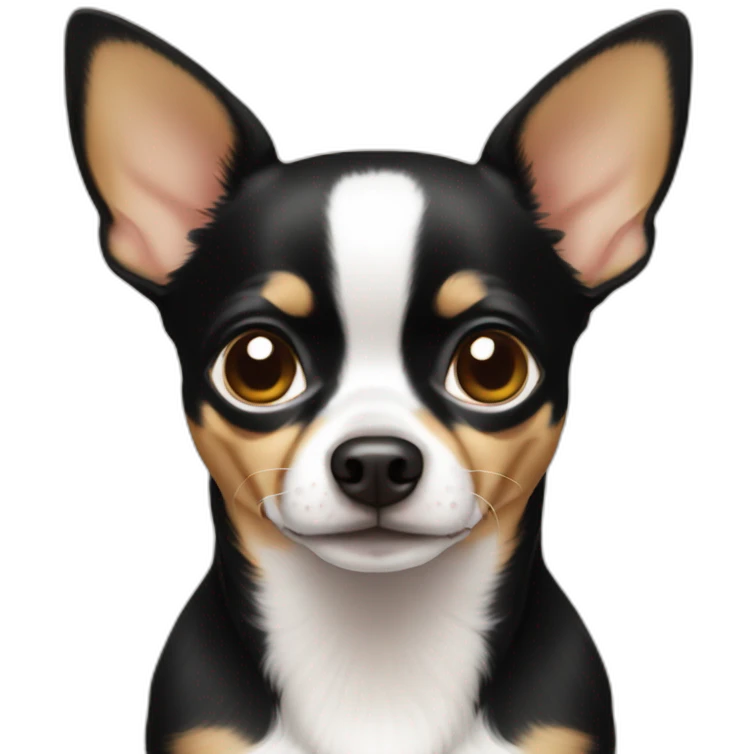 chihuahua black tan emoji