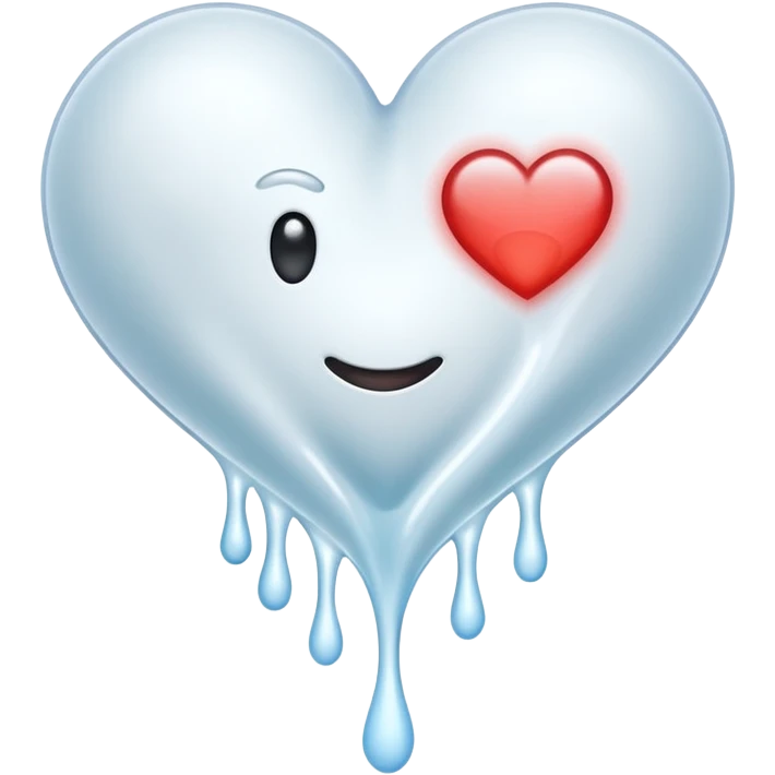 Heart sperm emoji